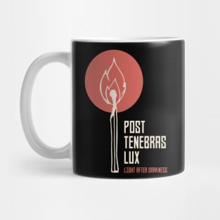 Post tenebras lux Mug